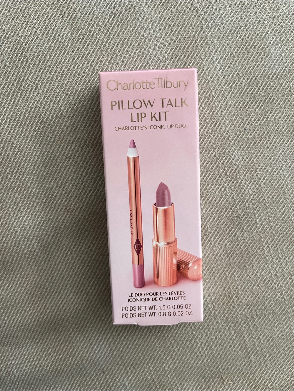 Charlotte Tilbury - pillow talk lip kit set